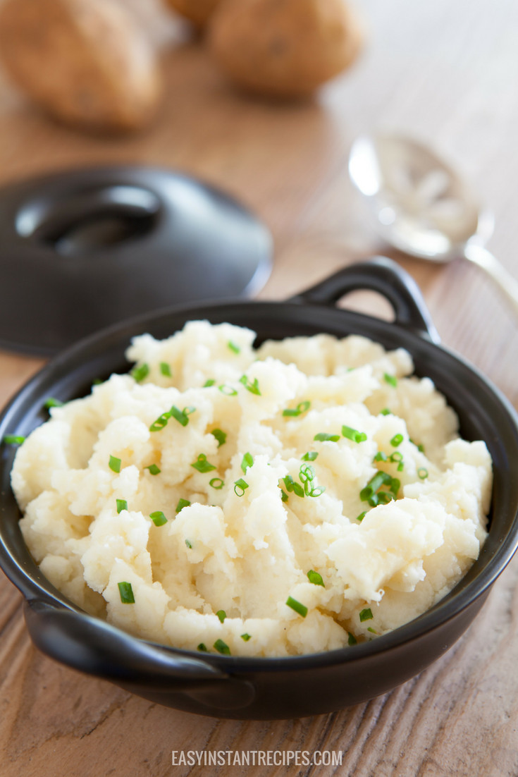 Instant Mashed Potatoes Recipe
 Easy Instant Pot Mashed Potatoes Recipe