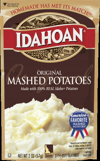 Instant Mashed Potatoes
 Idahoan Original Mashed Potatoes 2oz Idahoan Mashed