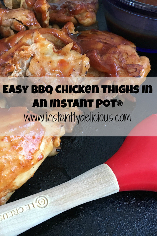 Instant Pot Bbq Chicken Thighs
 Easy Barbecue Chicken Thighs Instant Pot Instantly