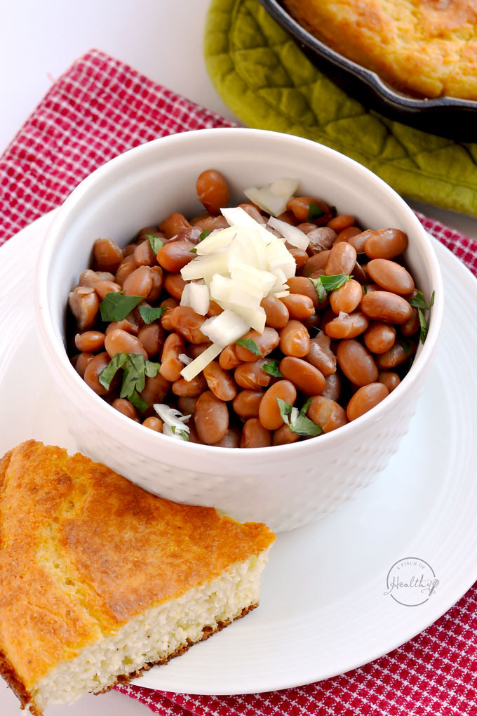 Instant Pot Bean Recipes
 simple pinto beans and rice