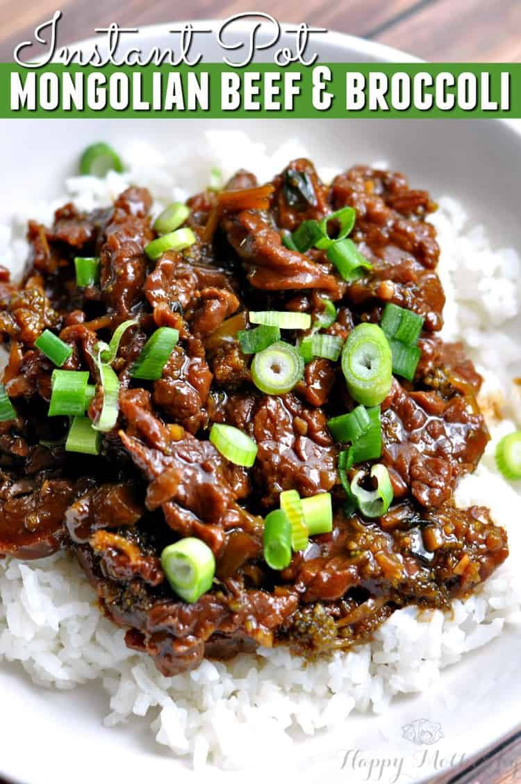 Instant Pot Beef And Broccoli
 Instant Pot Mongolian Beef & Broccoli Recipe Happy Mothering