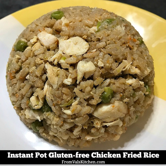 Instant Pot Chicken Fried Rice
 Instant Pot Gluten free Chicken Fried Rice Recipe From