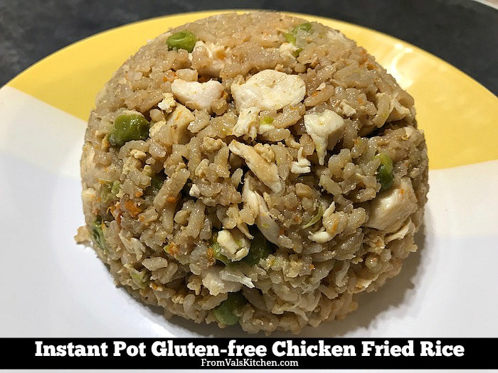 Instant Pot Chicken Fried Rice
 Instant Pot Gluten free Chicken Fried Rice Recipe From