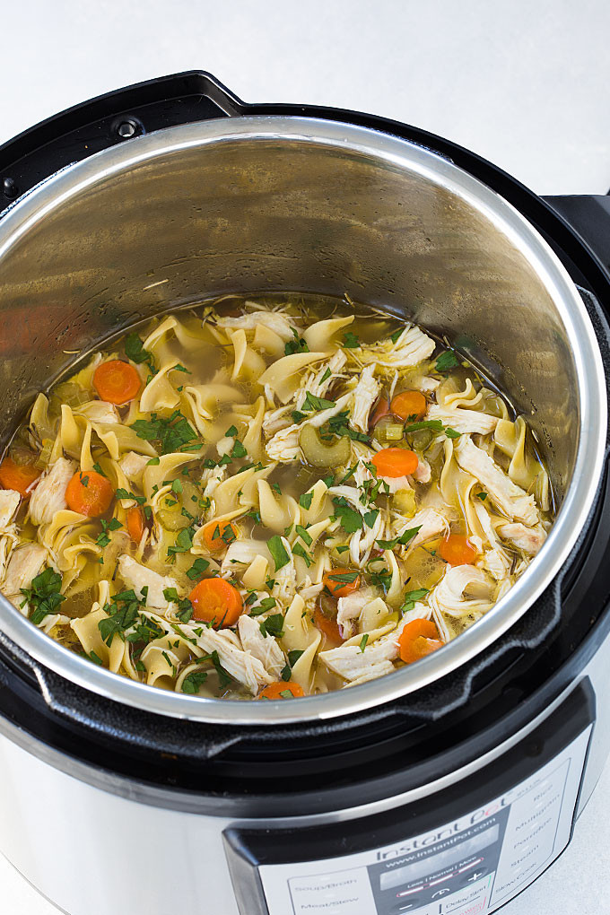 Instant Pot Chicken Noodle Soup
 Instant Pot Chicken Noodle Soup