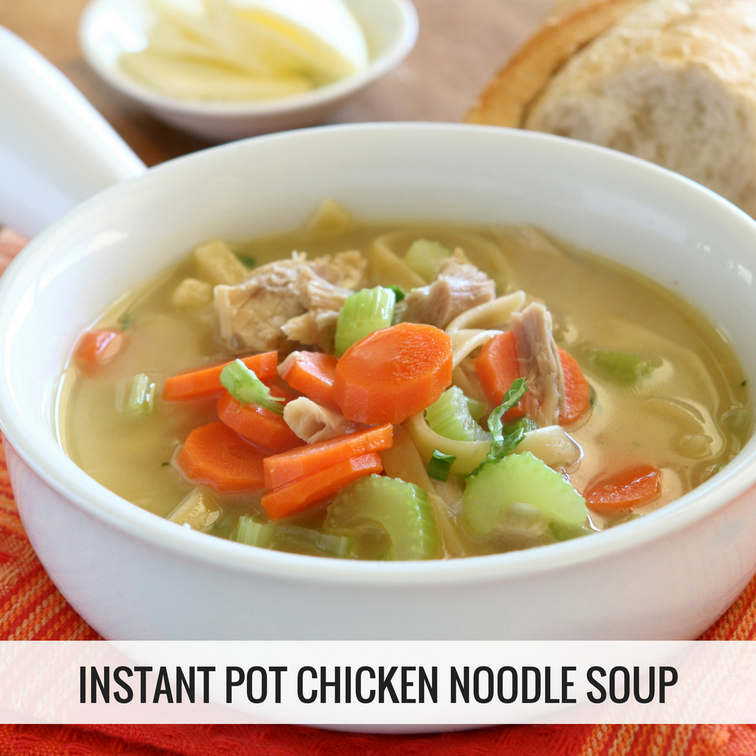 Instant Pot Chicken Soup Recipes
 Instant Pot Chicken Noodle Soup