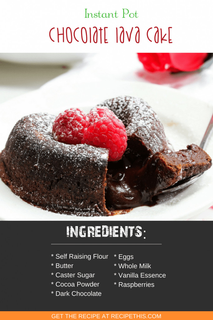 Instant Pot Chocolate Lava Cake
 Instant Pot Chocolate Lava Cake • Recipe This