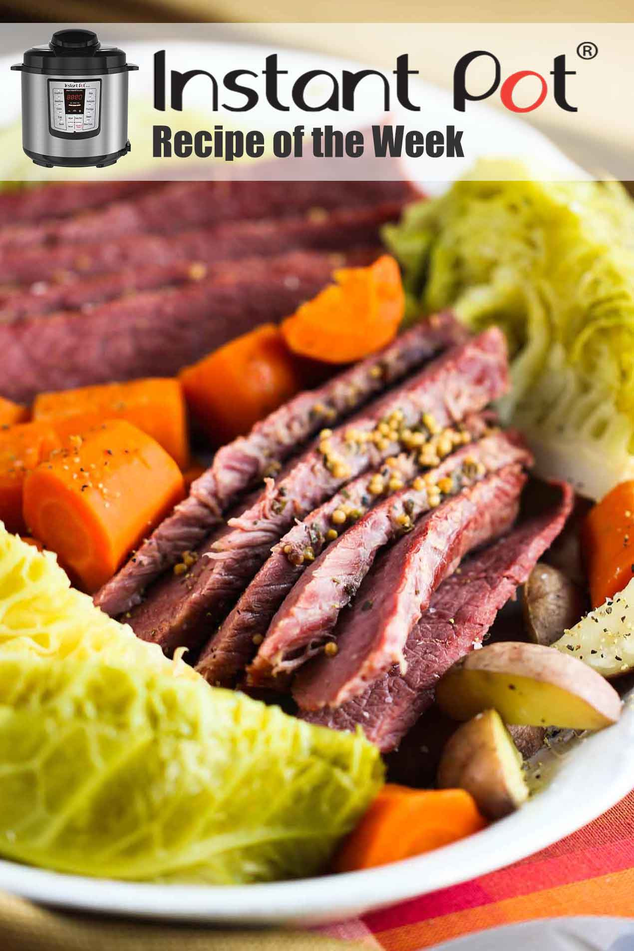Instant Pot Corned Beef And Cabbage
 Instant Pot Corned Beef with Cabbage How To Feed A Loon