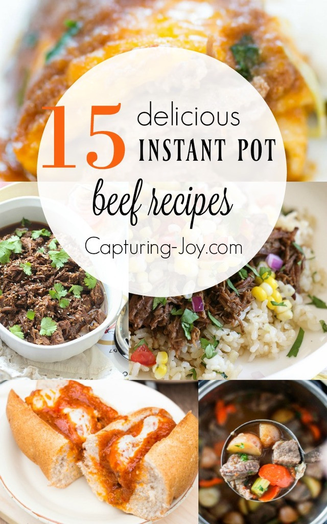 Instant Pot Diabetic Recipes
 15 Delicious Beef Instant Pot Recipes Capturing Joy with