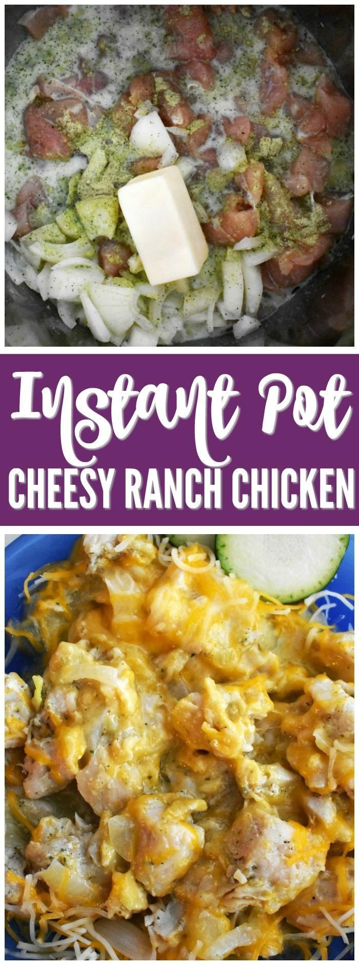 Instant Pot Dinners
 Instant Pot Cheesy Ranch Chicken An easy dinner recipe