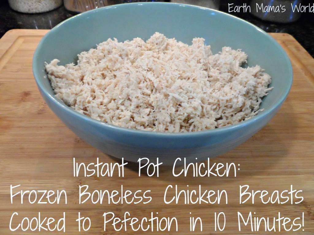 Instant Pot Frozen Chicken Breasts
 Frozen Chicken Breasts Cooked to Perfection in 10 MINUTES