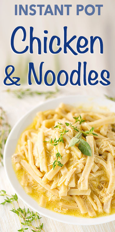 Instant Pot Frozen Chicken Recipes
 Instant Pot Chicken and Noodles