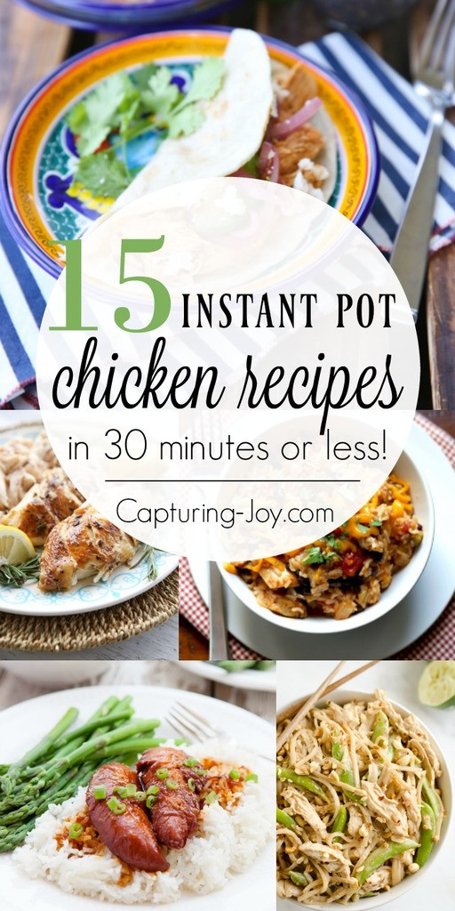 Instant Pot Frozen Chicken Recipes
 Instant Pot Chicken Recipes Capturing Joy with Kristen Duke