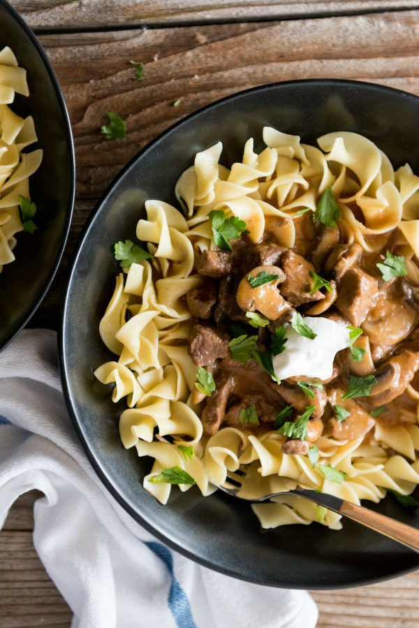 Instant Pot Ground Beef Stroganoff
 Instant Pot Beef Stroganoff Mountain Mama Cooks