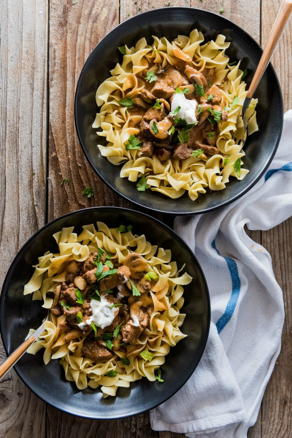 Instant Pot Ground Beef Stroganoff
 Instant Pot Beef Stroganoff Mountain Mama Cooks