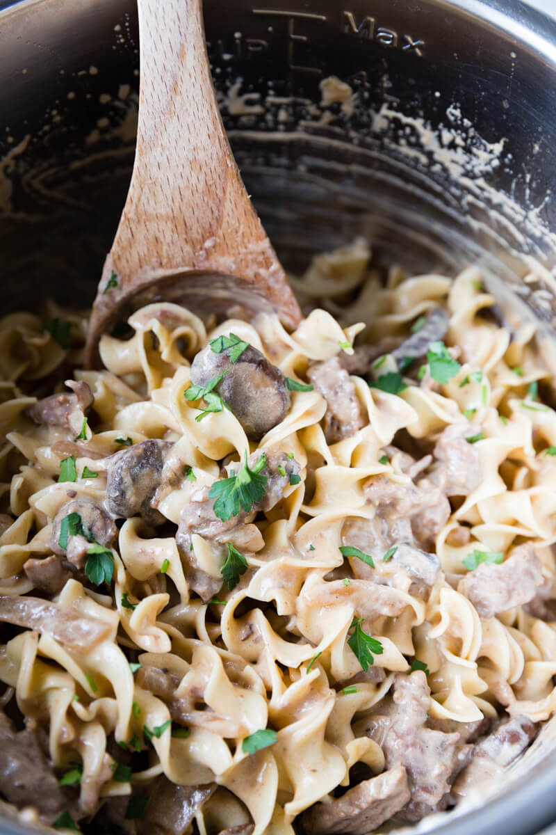 Instant Pot Ground Beef Stroganoff
 Instant Pot Beef Stroganoff Pressure Cooker Easy Peasy