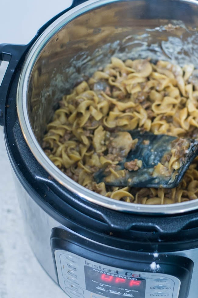 Instant Pot Ground Beef Stroganoff
 EASY Instant Pot Beef Stroganoff