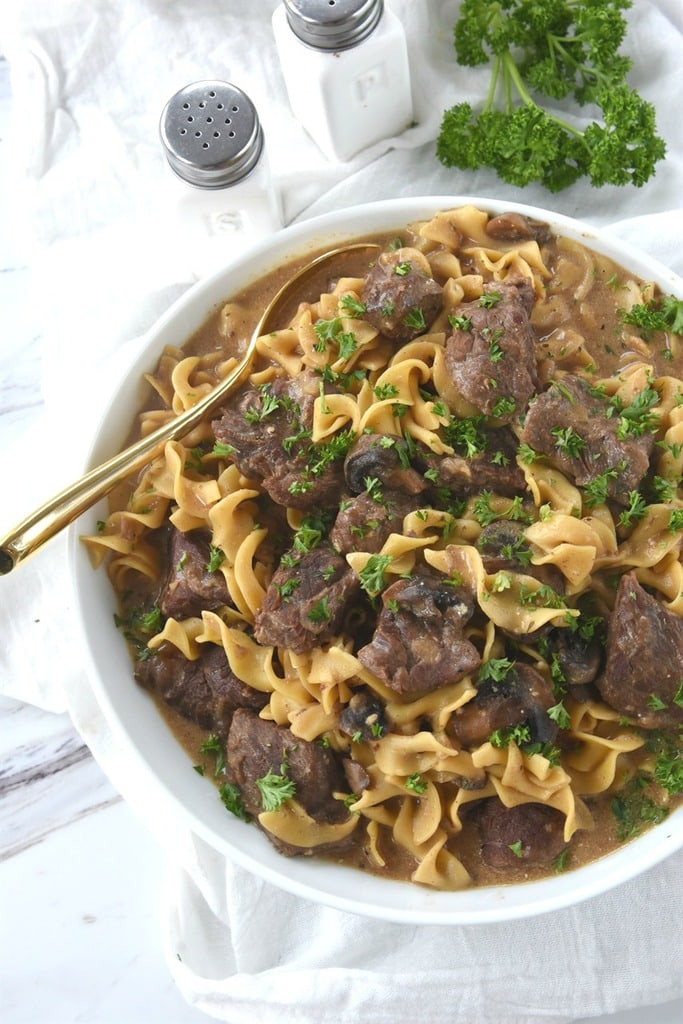 Instant Pot Ground Beef Stroganoff
 Instant Pot Beef Stroganoff