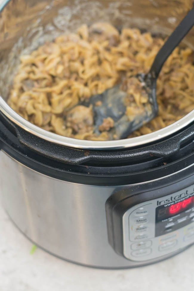 Instant Pot Ground Beef Stroganoff
 EASY Instant Pot Beef Stroganoff