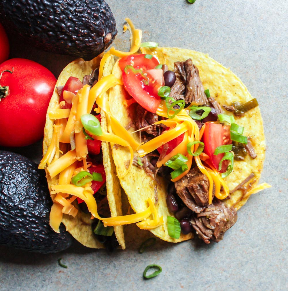 Instant Pot Ground Beef Tacos
 Instant Pot Shredded Beef Tacos with Black Beans Lisa G