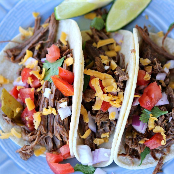 Instant Pot Ground Beef Tacos
 Gluten Free Instant Pot Mexican Shredded Beef Tacos Recipe