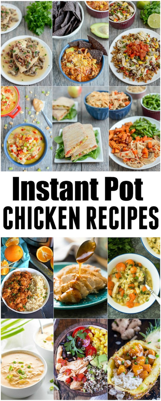 Instant Pot Healthy Chicken Recipes
 Instant Pot Chicken Recipes