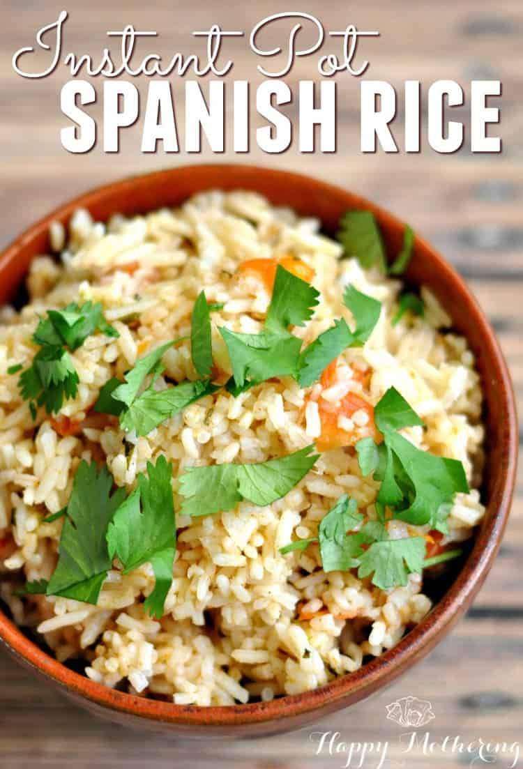 Instant Pot Mexican Rice
 Instant Pot Spanish Rice Recipe Happy Mothering