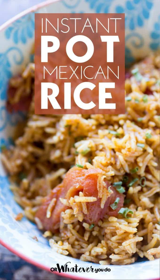 Instant Pot Mexican Rice
 Pressure Cooker Mexican Rice
