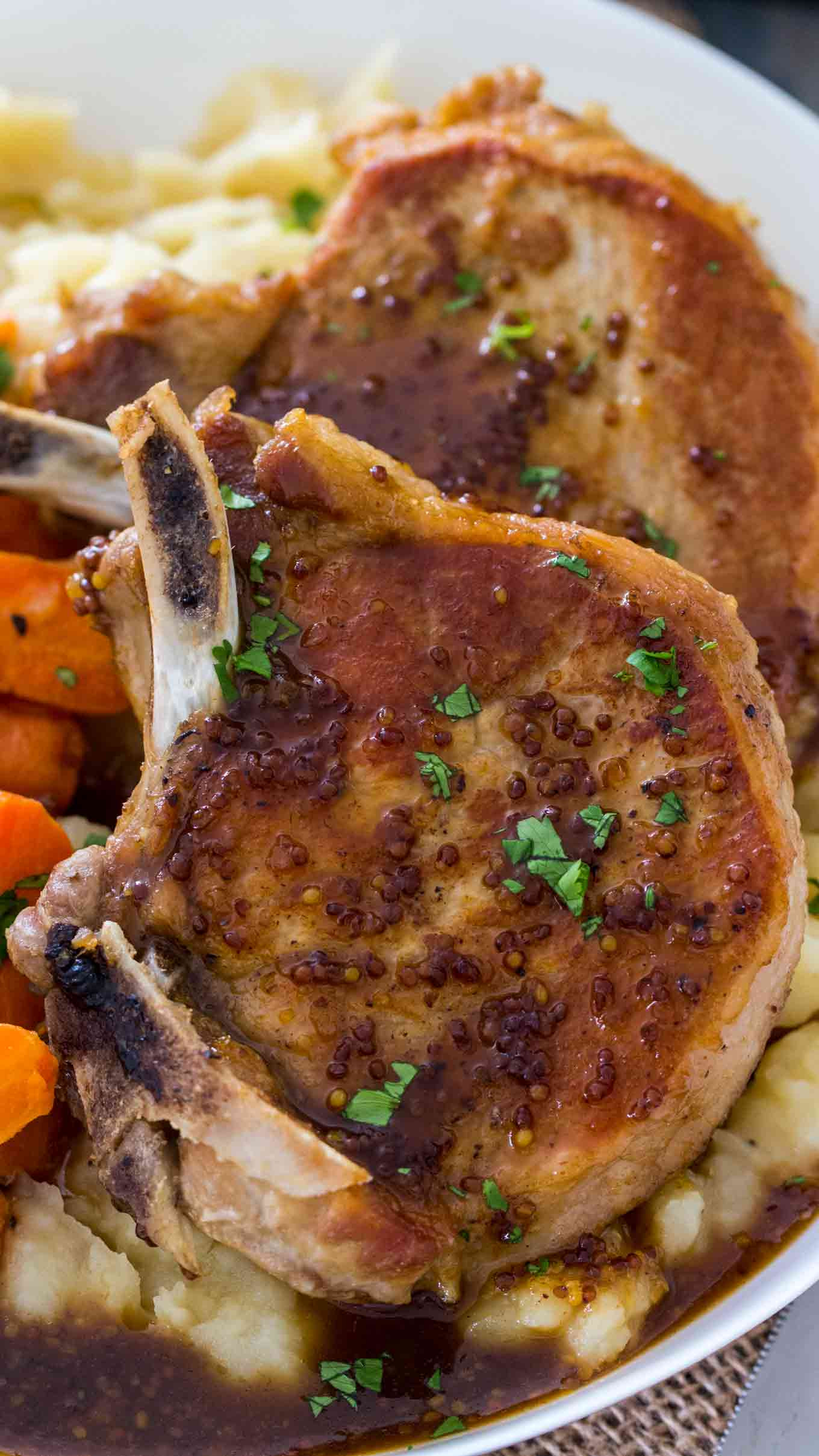 Instant Pot Pork Chops And Potatoes
 Instant Pot Apple Cider Pork Chops Sweet and Savory Meals