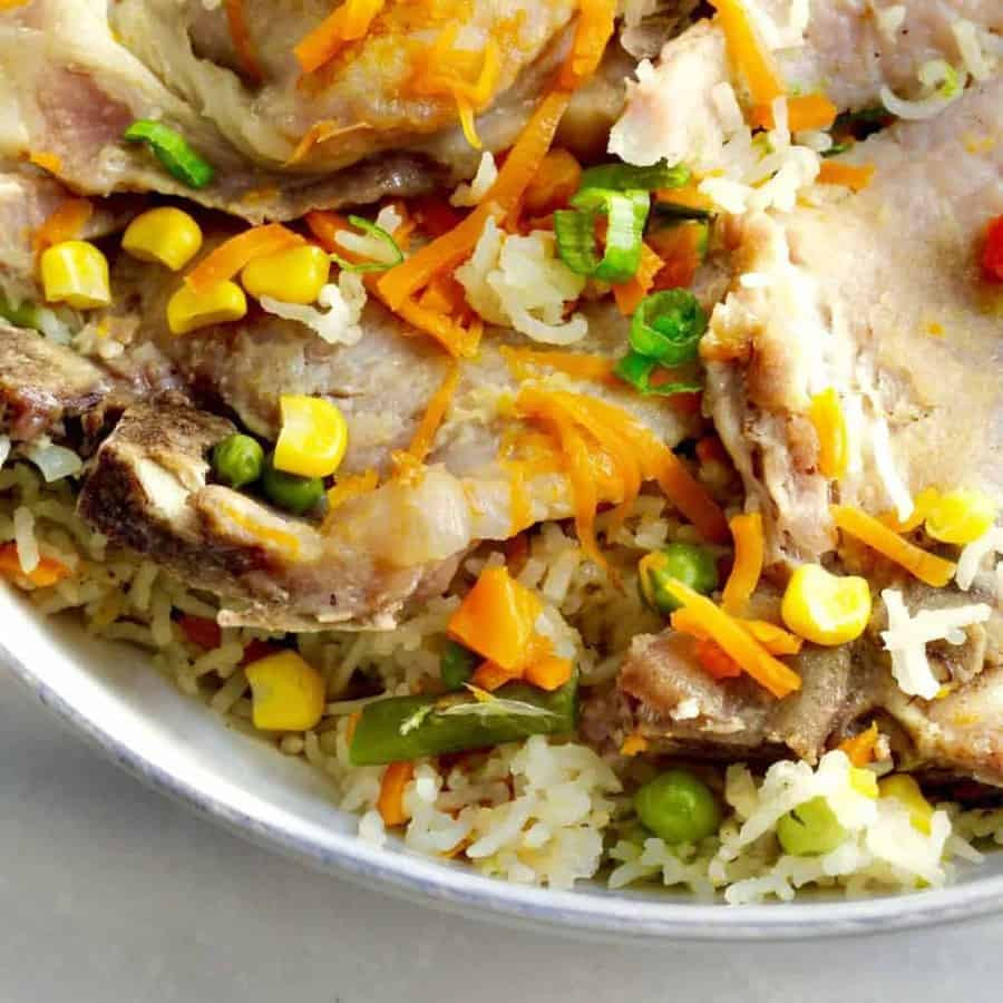 Instant Pot Pork Chops Frozen
 Instant Pot Pork Chops & Rice with Ve ables – Two Sleevers