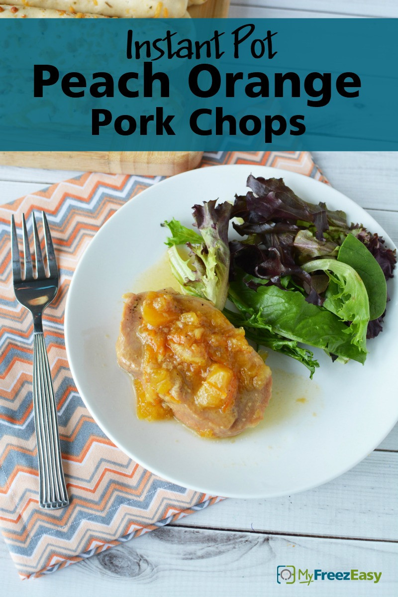 Instant Pot Pork Chops Frozen
 Instant Pot Peach Orange Pork Chops MyFreezEasy