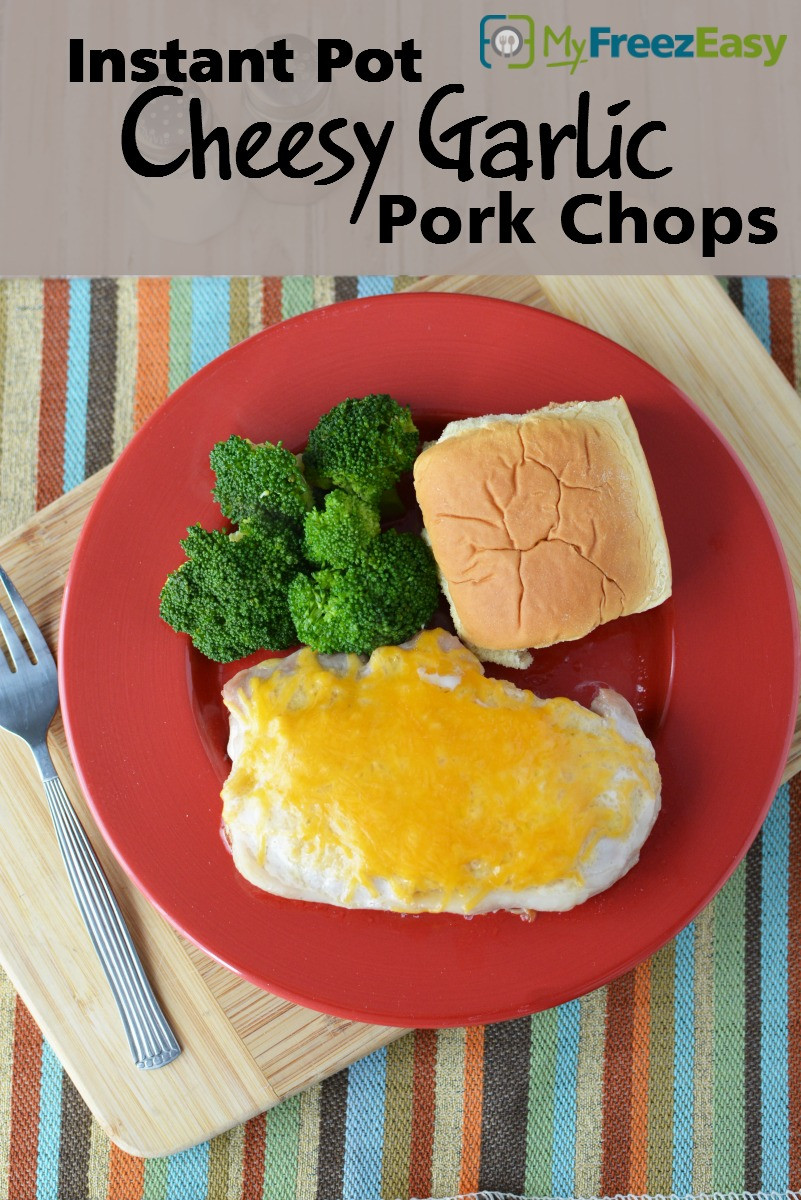 Instant Pot Pork Chops Frozen
 Instant Pot Cheesy Garlic Pork Chops MyFreezEasy