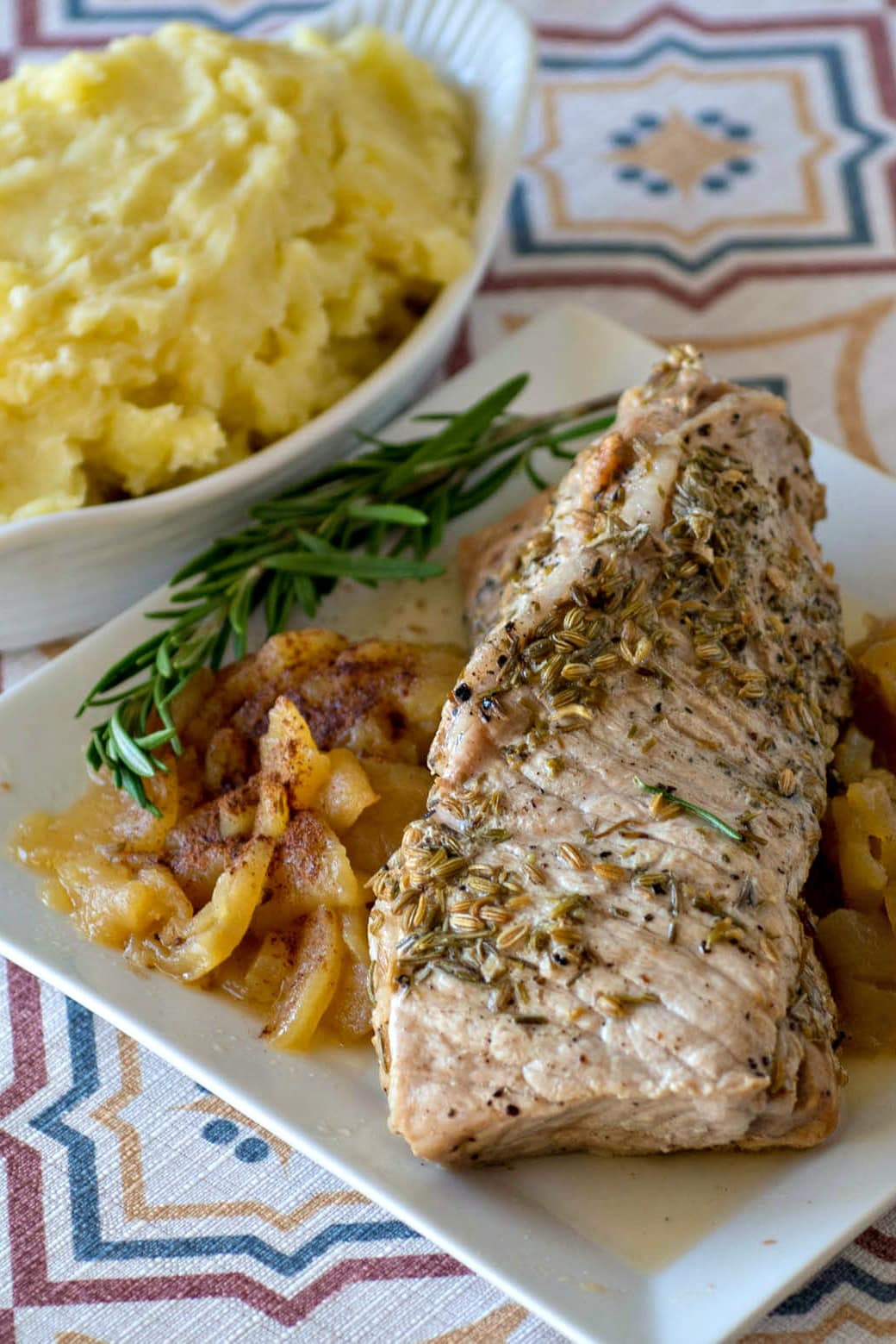 Instant Pot Pork Loin Recipes
 Instant Pot Pork Loin with Apples and Mashed Potatoes