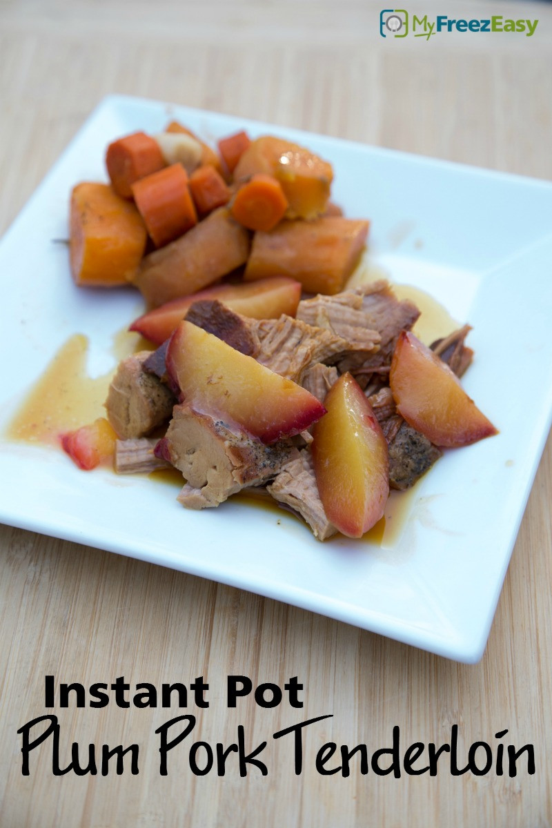 Instant Pot Pork Loin Recipes
 Instant Pot Plum Pork Tenderloin MyFreezEasy