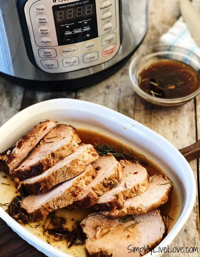 Instant Pot Pork Shoulder Roast
 pany Worthy Balsamic Rosemary Instant Pot Pork Roast