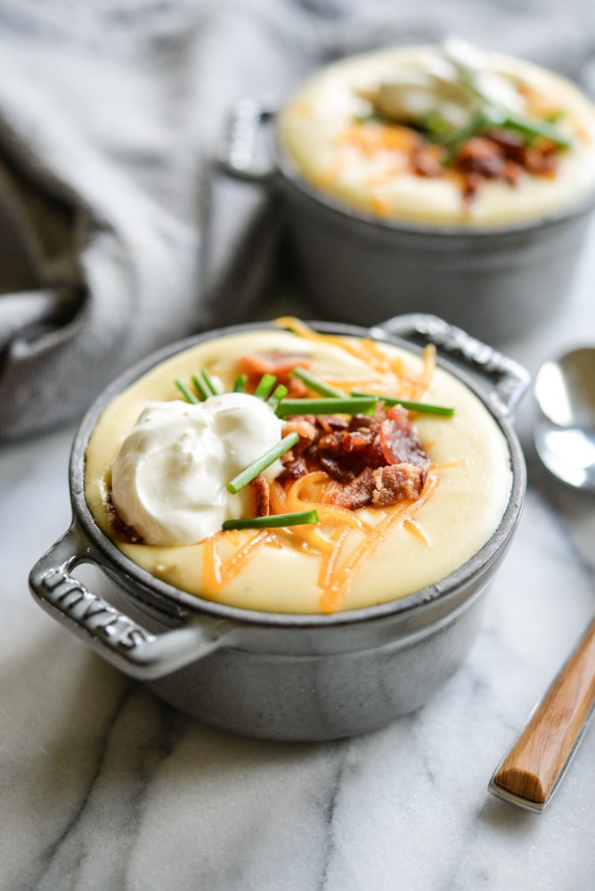 Instant Pot Potato Soup
 Instant Pot Loaded Potato Soup Fed & Fit