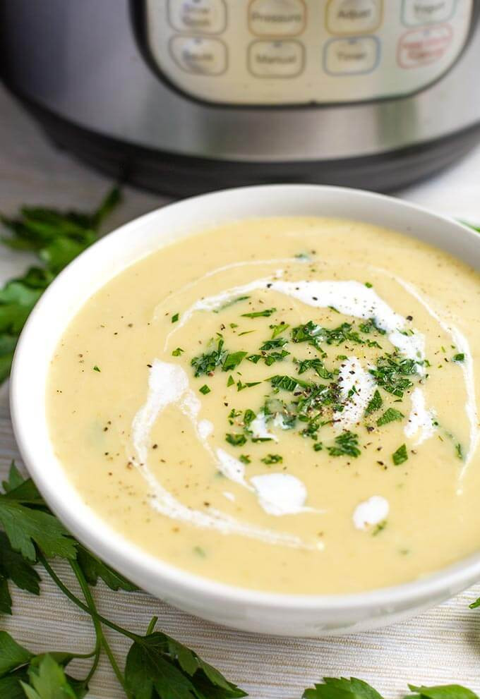 Instant Pot Potato Soup
 Instant Pot Potato Leek Soup