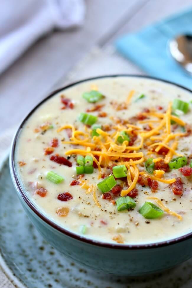 Instant Pot Potato Soup
 Instant Pot Loaded Baked Potato Soup 365 Days of Slow