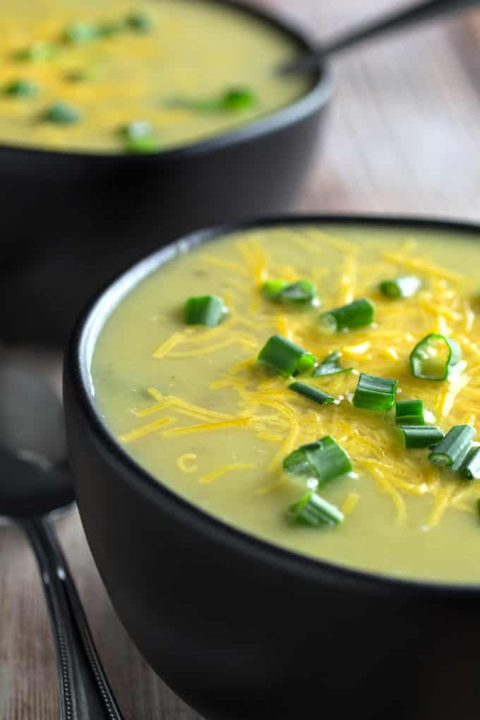 Instant Pot Potato Soup
 Potato Leek Instant Pot Soup With Cheddar Dishing Delish