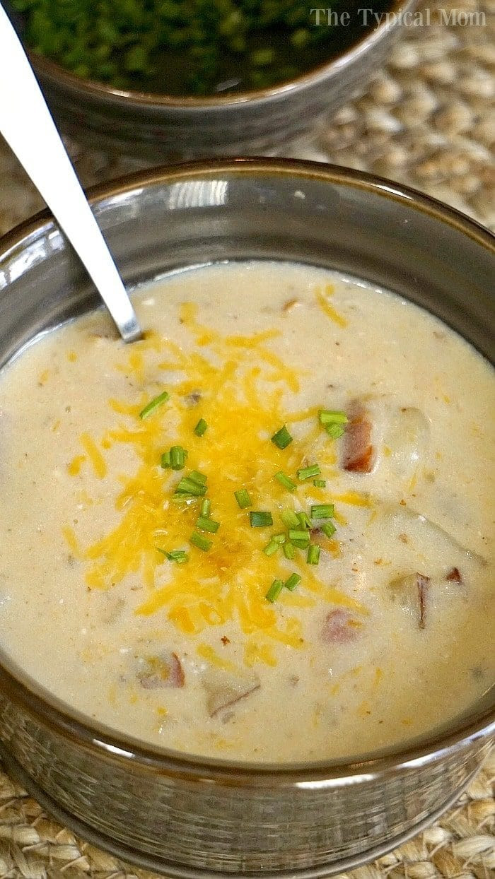 Instant Pot Potato Soup
 Instant Pot Potato Cheese Soup · The Typical Mom