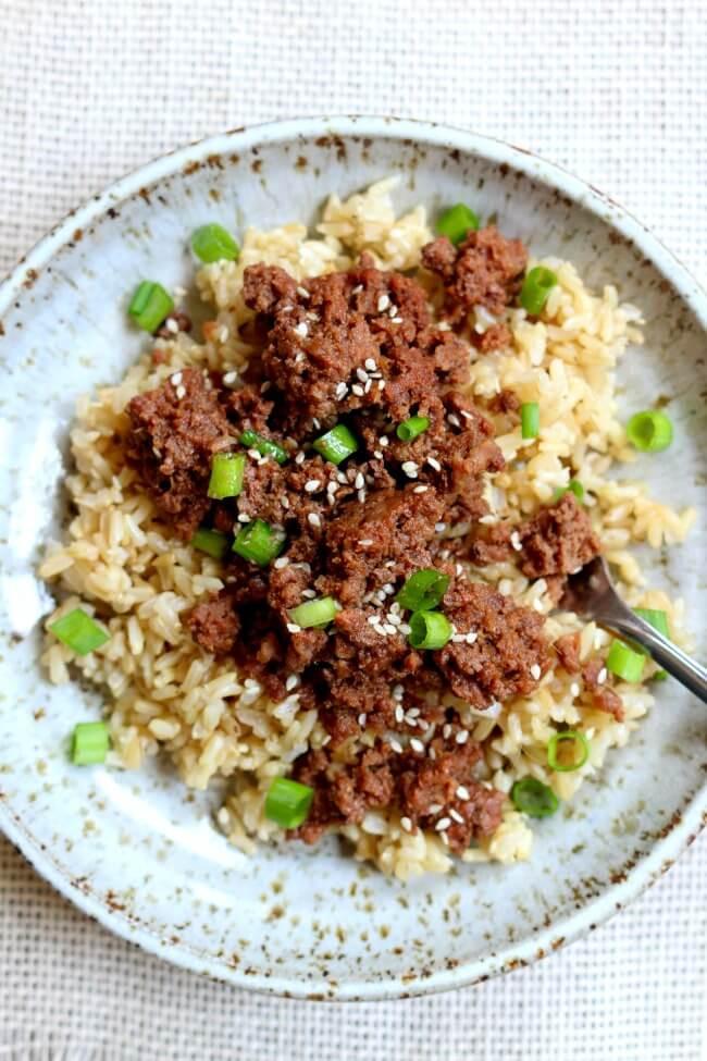 Instant Pot Recipes Ground Beef
 Instant Pot Cheater Korean Beef and Brown Rice 365 Days