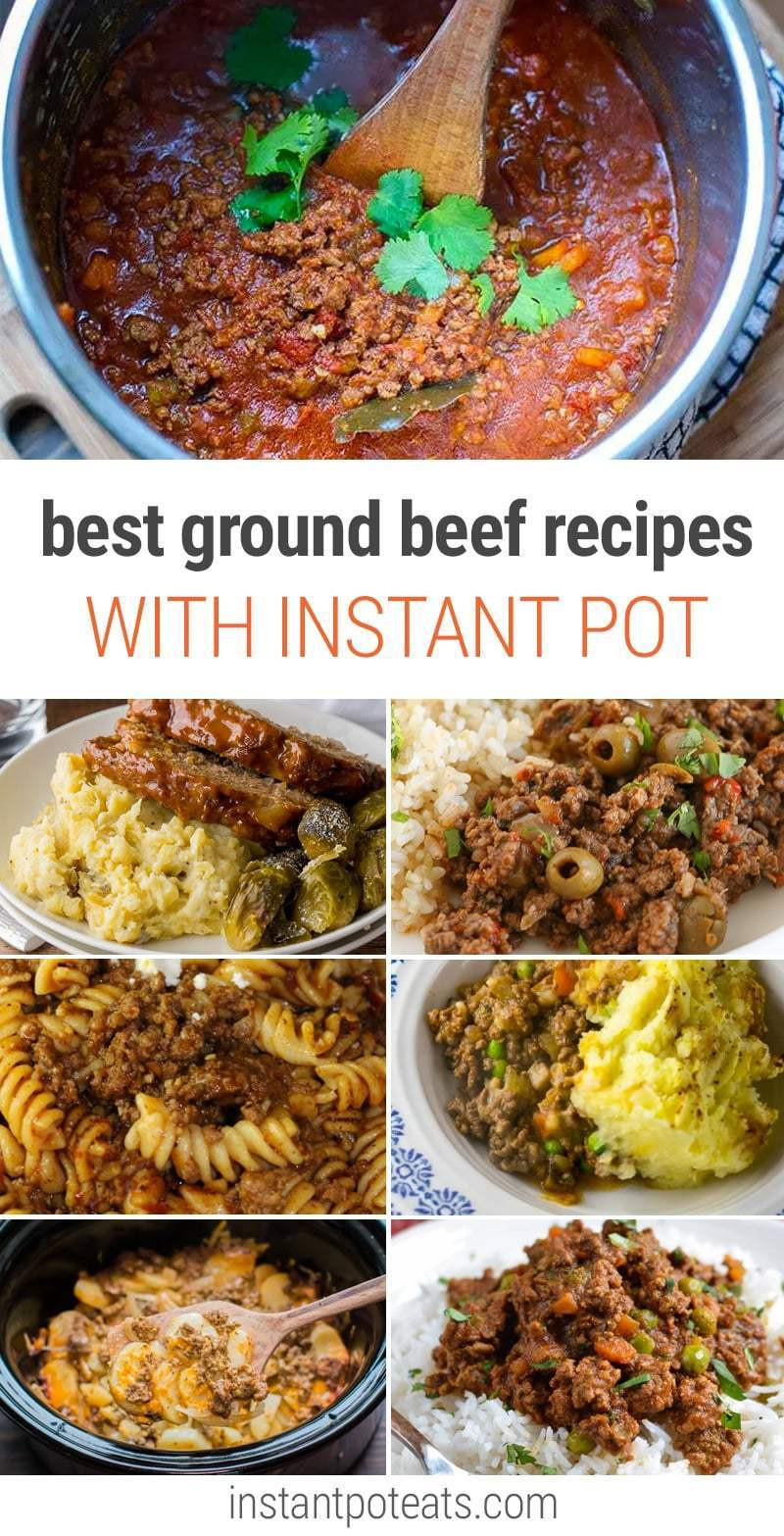 Instant Pot Recipes Ground Beef
 The BEST Instant Pot Ground Beef Recipes You Will Love