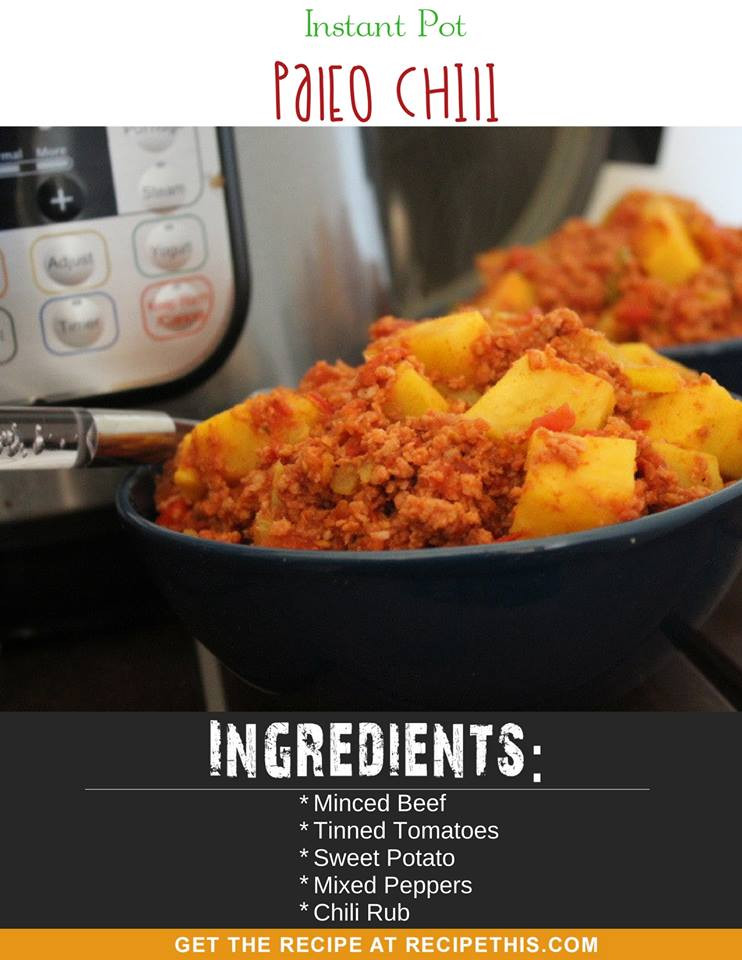 Instant Pot Recipes Paleo
 Instant Pot Paleo Chili • Recipe This