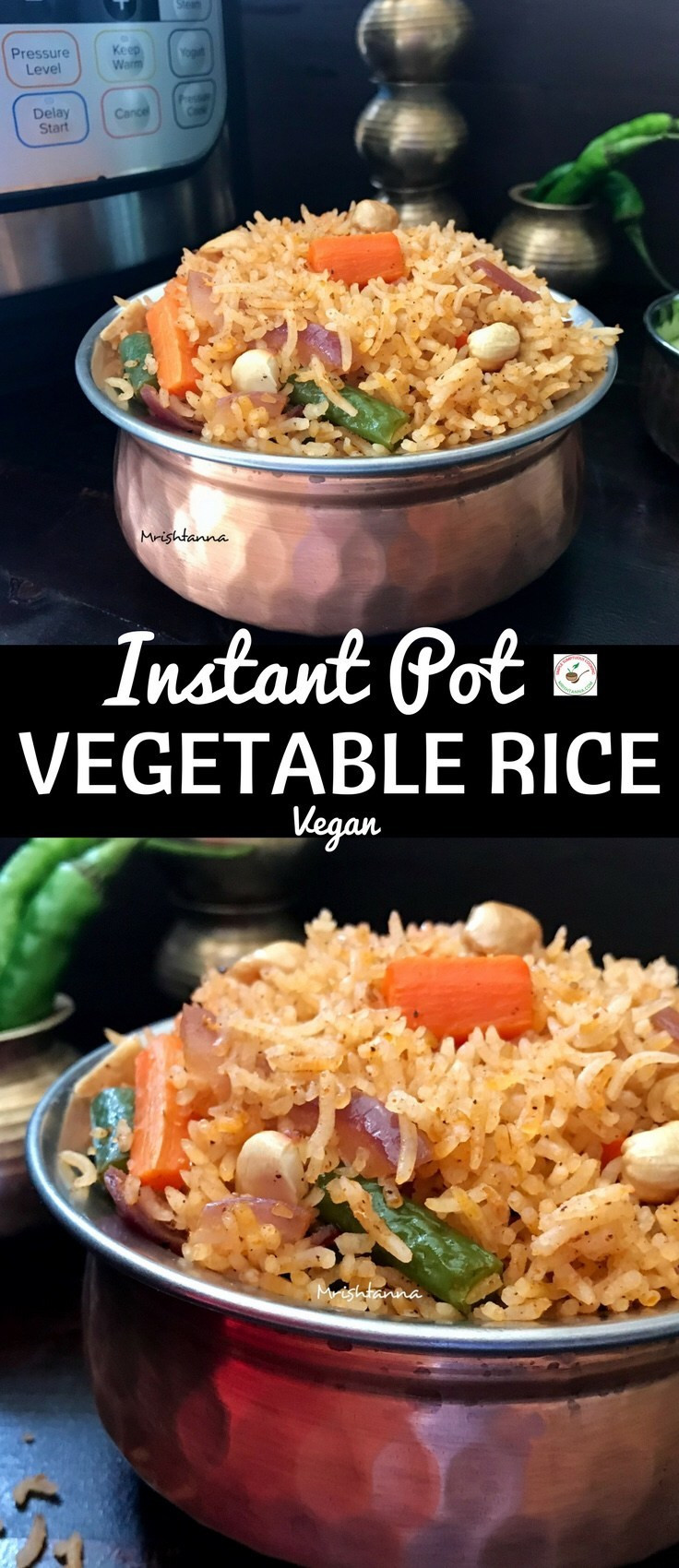 Instant Pot Recipes Vegetarian
 Instant Pot Ve able Rice Simple Sumptuous Cooking