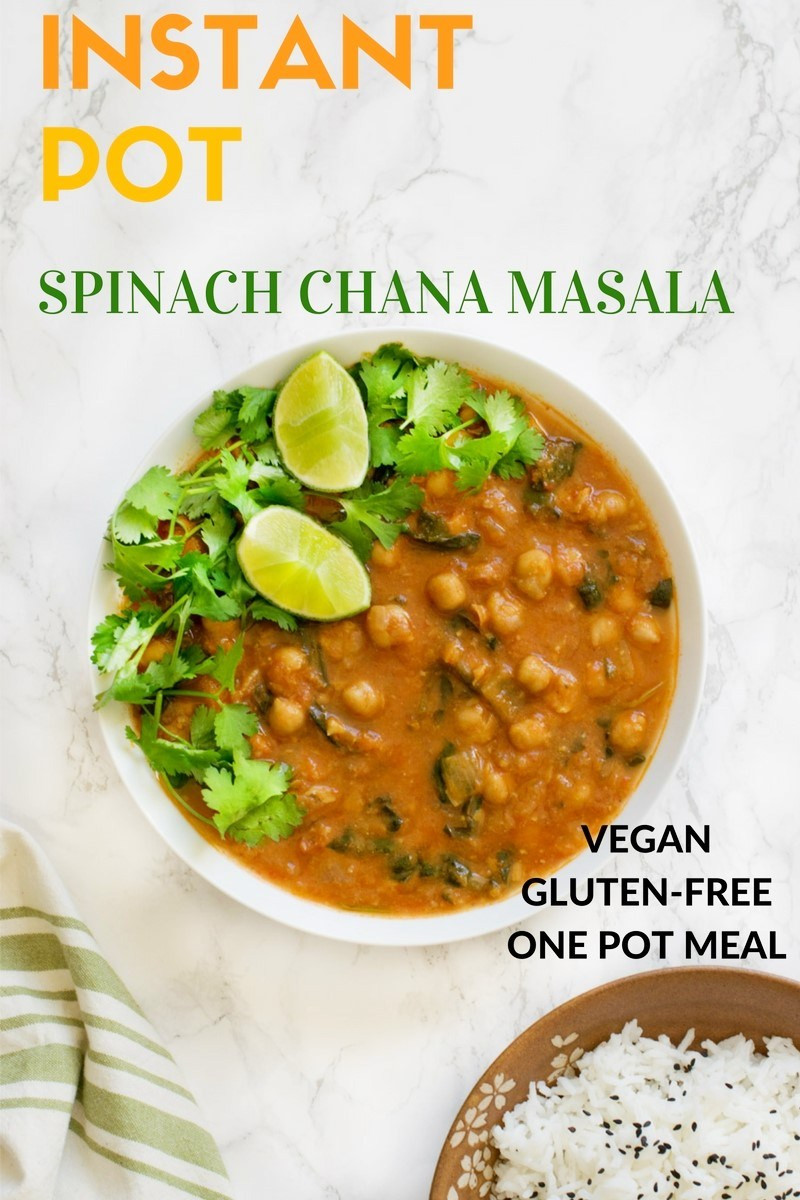 Instant Pot Recipes Vegetarian
 Instant Pot Chana Masala chickpea curry cholay recipe