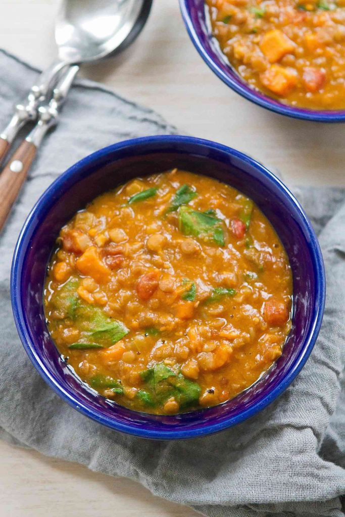 Instant Pot Recipes Vegetarian
 Instant Pot Lentil Soup with Sweet Potato Vegan