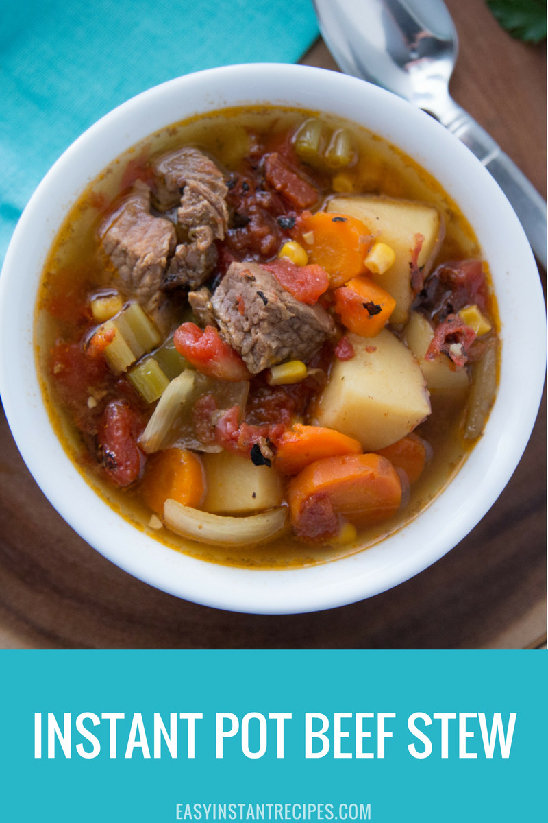 Instant Pot Stew Recipes
 Easy Instant Pot Beef Stew Recipe