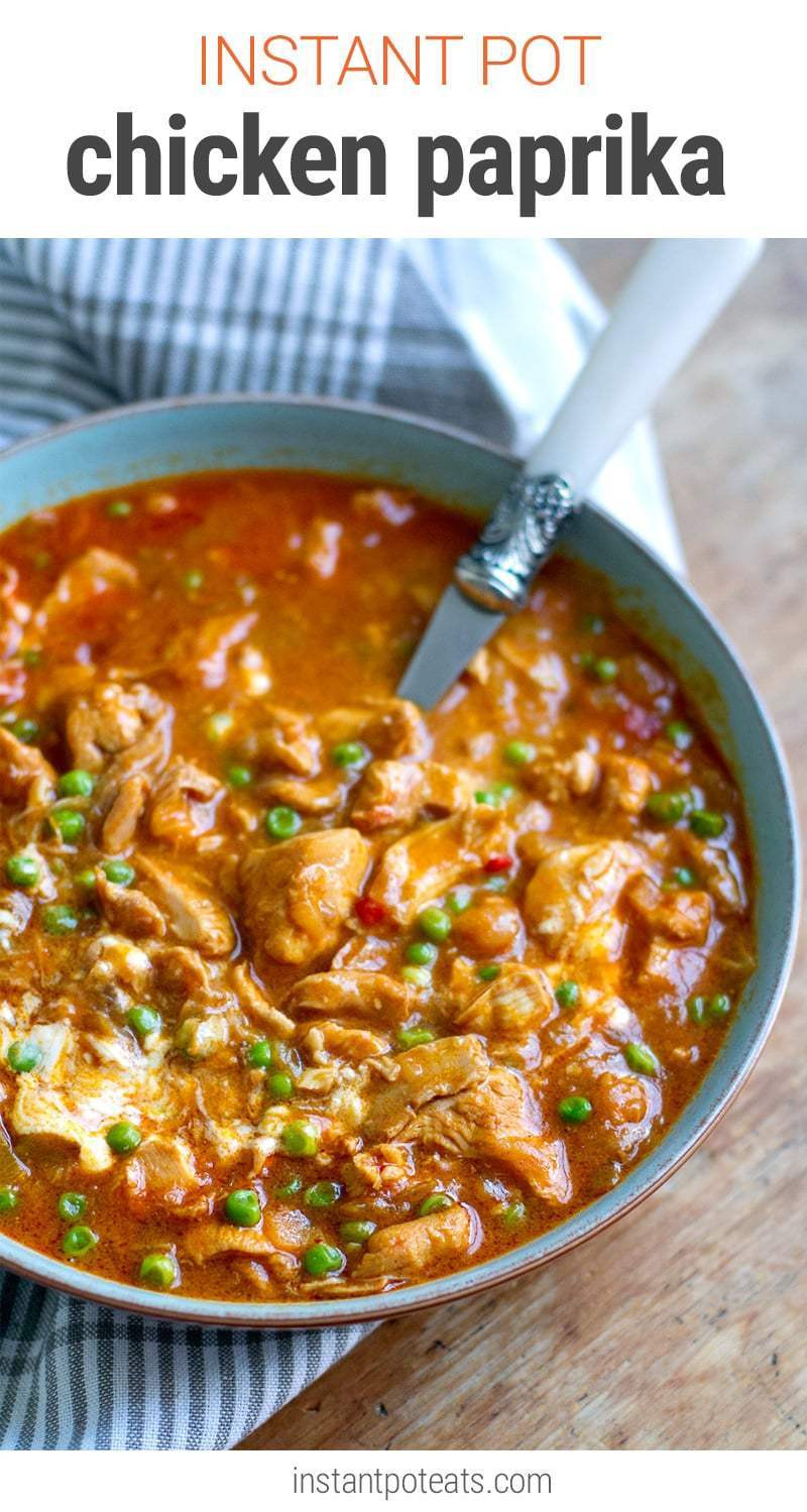 Instant Pot Stew Recipes
 Instant Pot Chicken Paprika a k a Paprikás Csirke