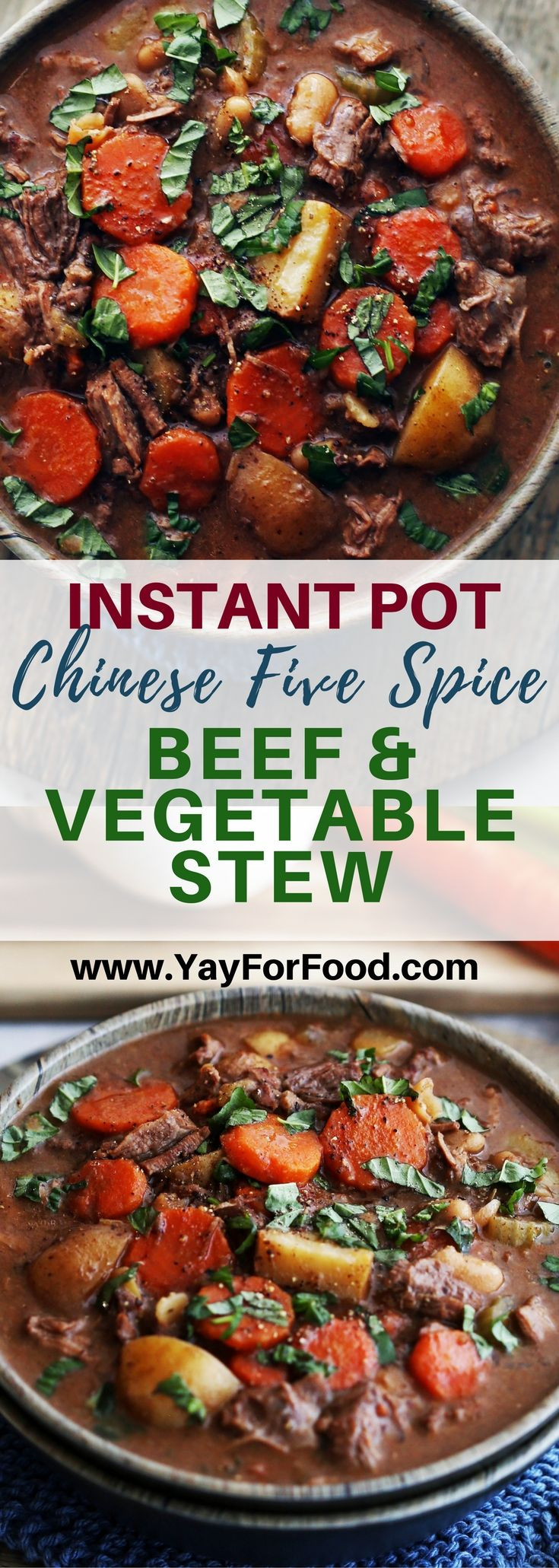 Instant Pot Vegetable Stew
 Instant Pot Chinese Five Spice Beef and Ve able Stew