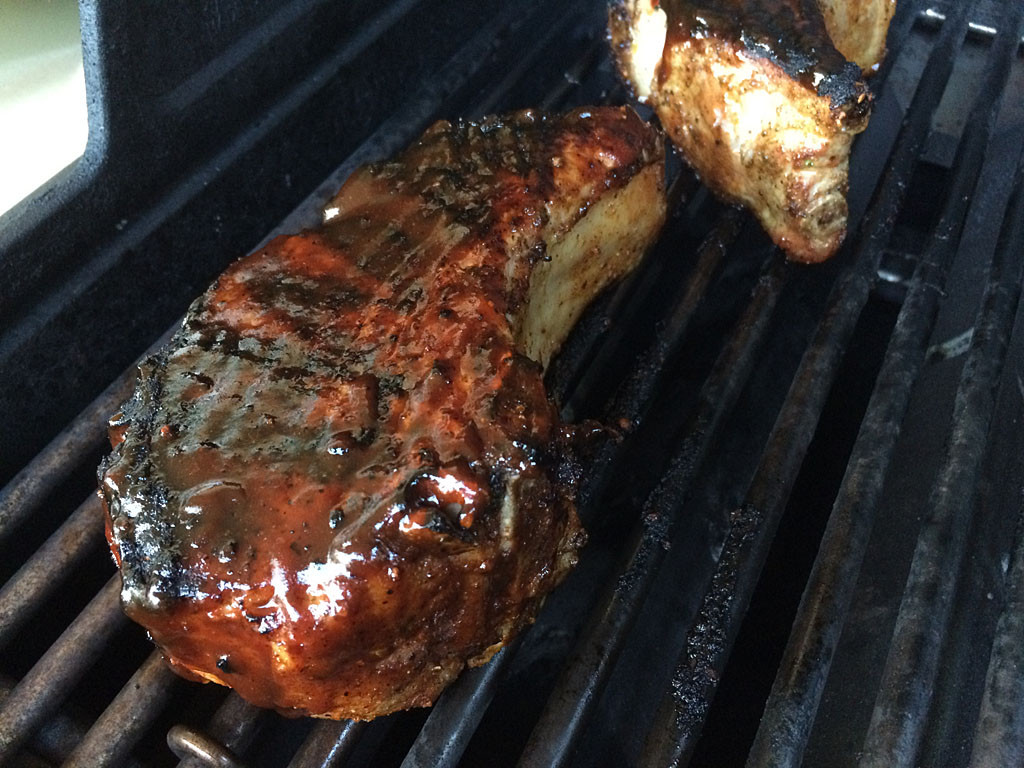 Internal Temp For Pork Chops
 Double Thick Bone In Grilled Pork Chops The Virtual