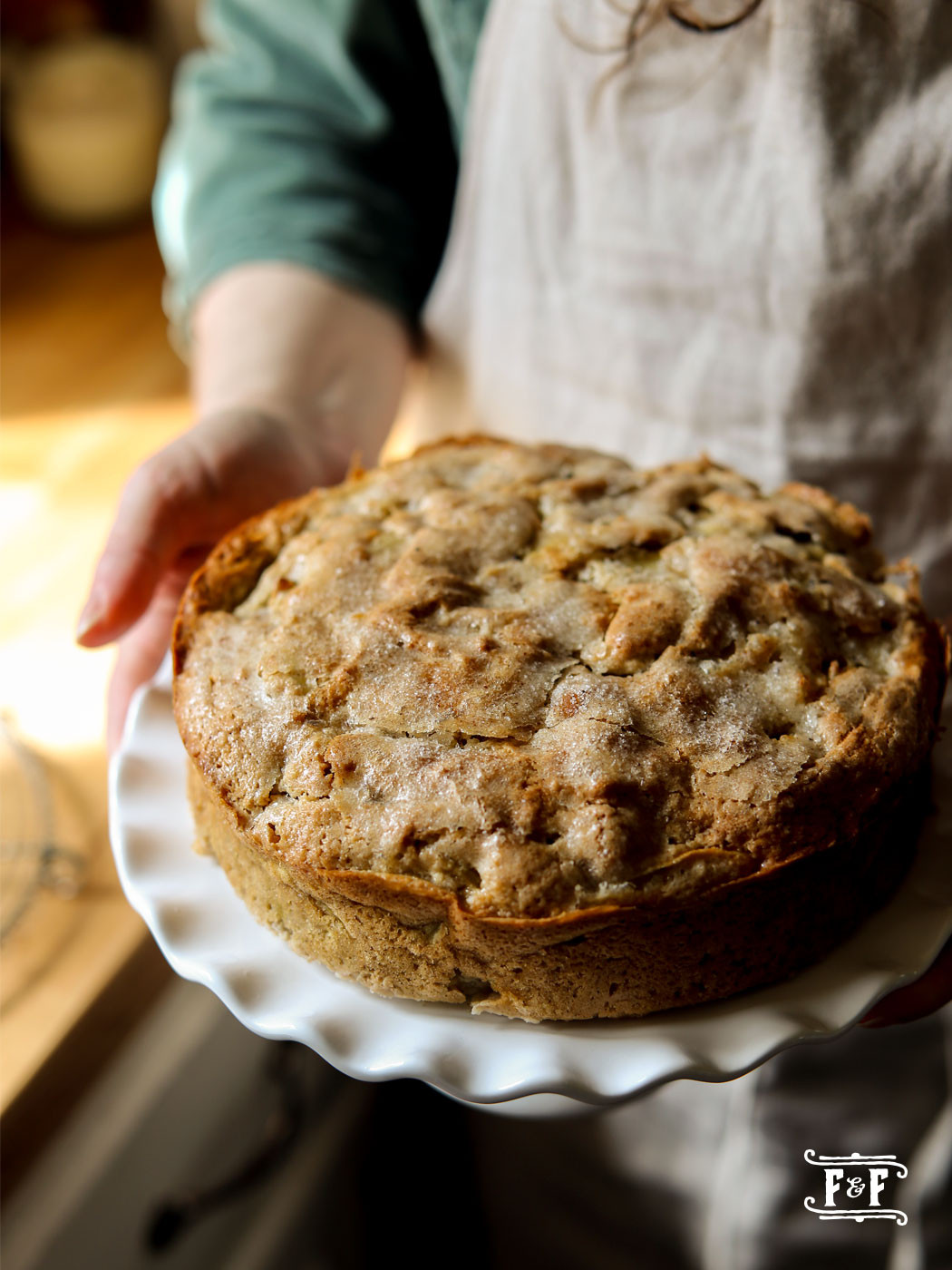 Irish Apple Cake
 Irish Apple Cake with Custard